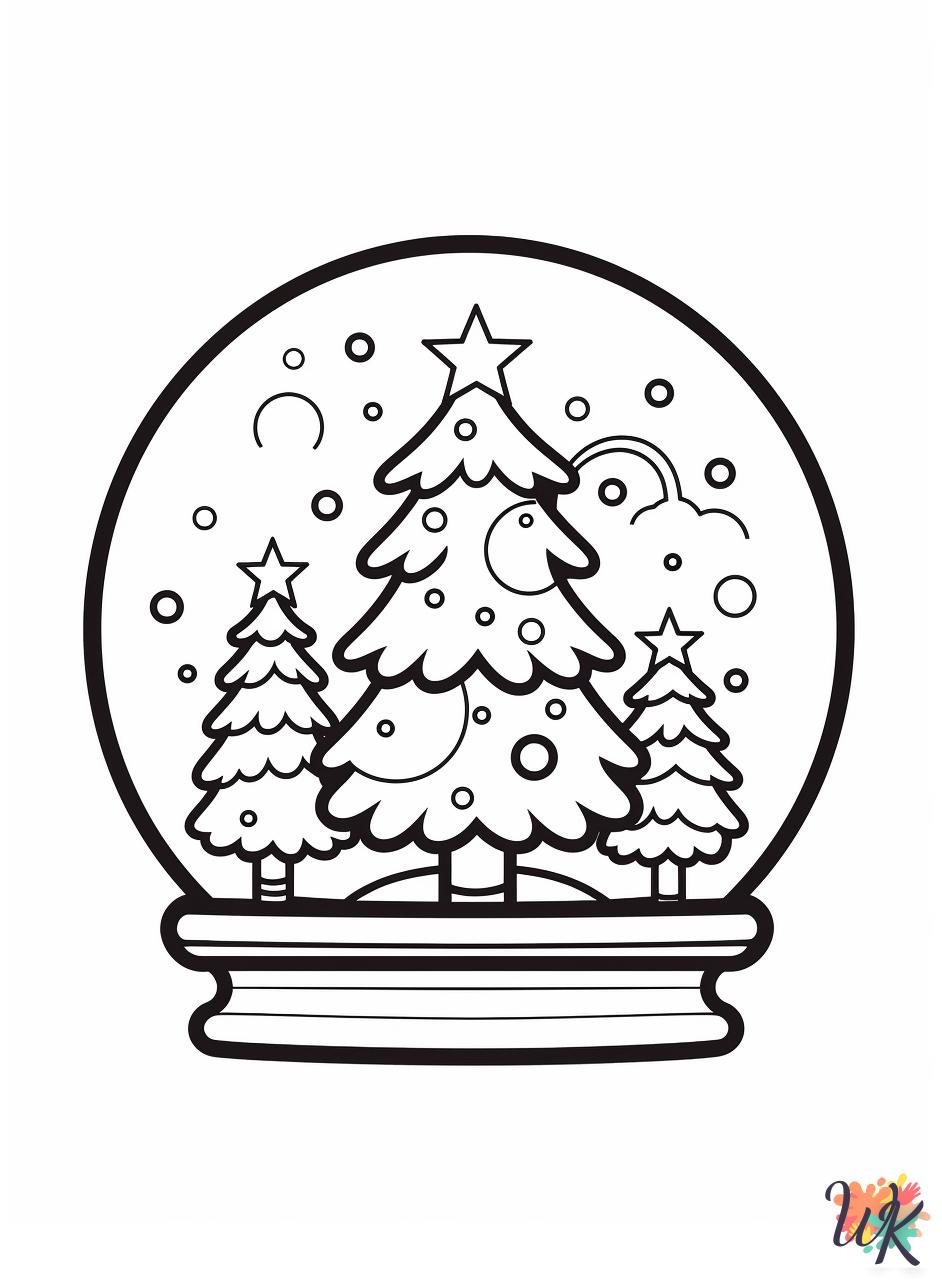 December themed coloring pages
