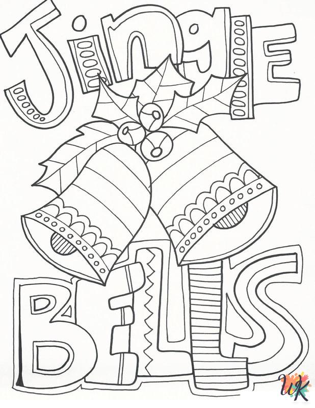 December coloring pages for adults easy