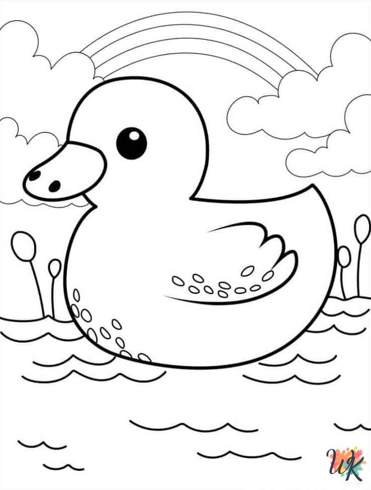 adult Ducks coloring pages