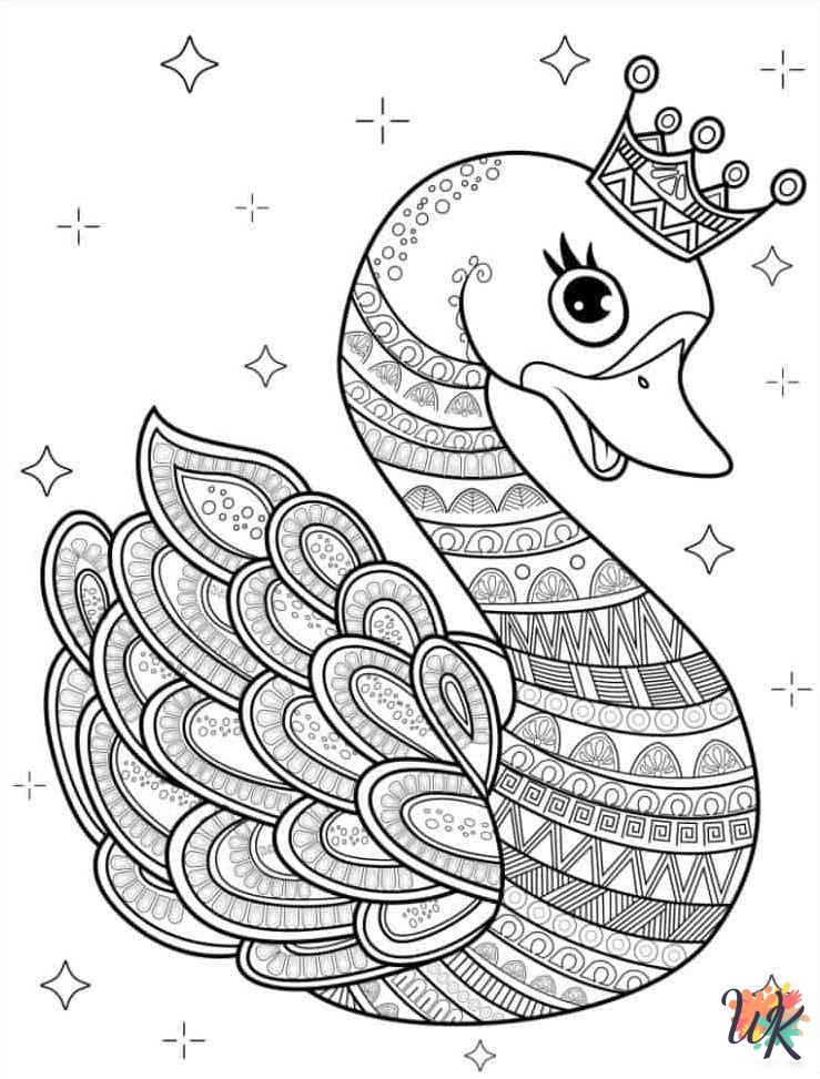 cute coloring pages Ducks