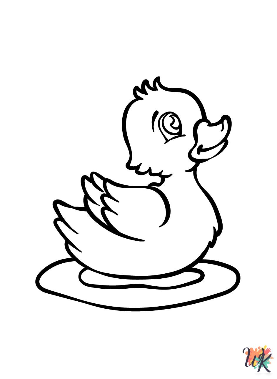Ducks coloring pages printable free