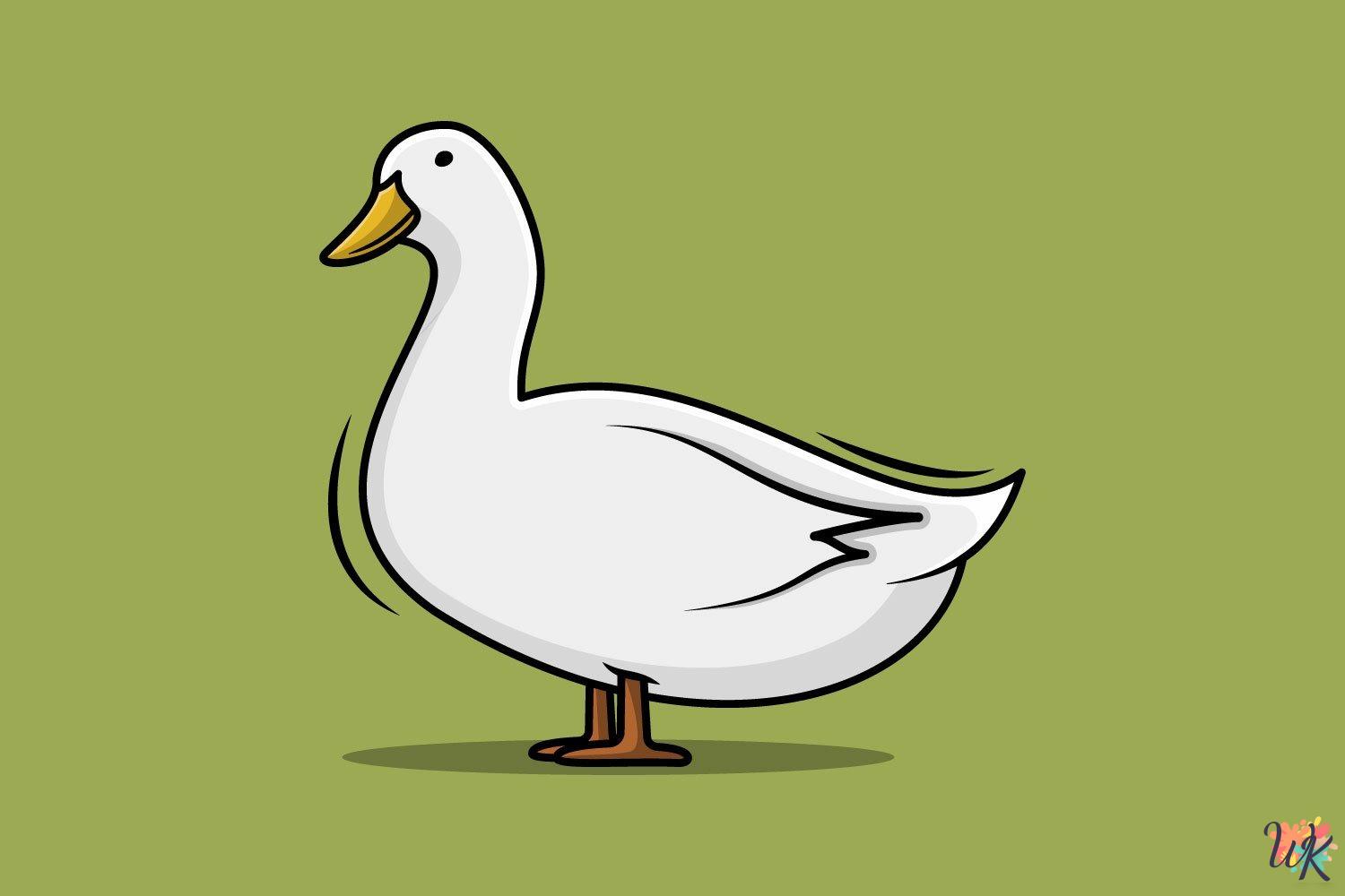 Ducks coloring pages thumb
