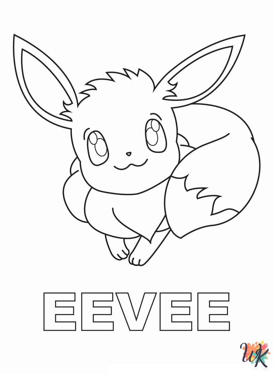 free printable coloring pages Eevee