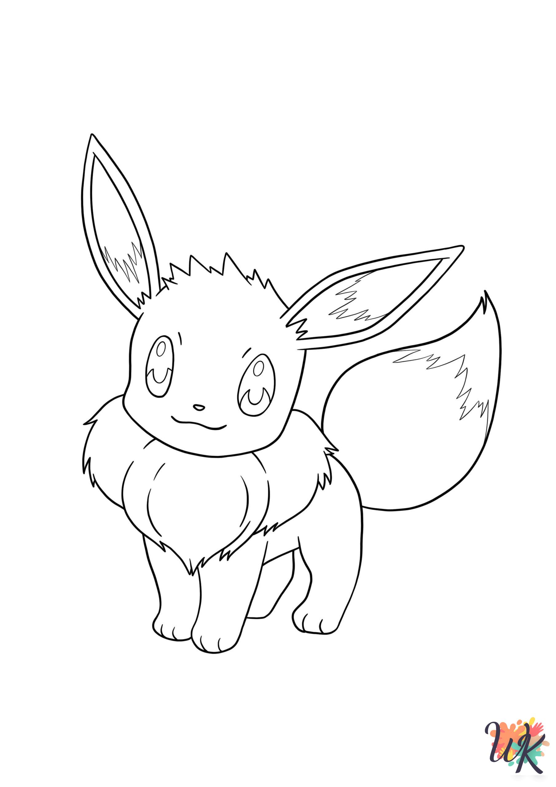 free coloring pages Eevee