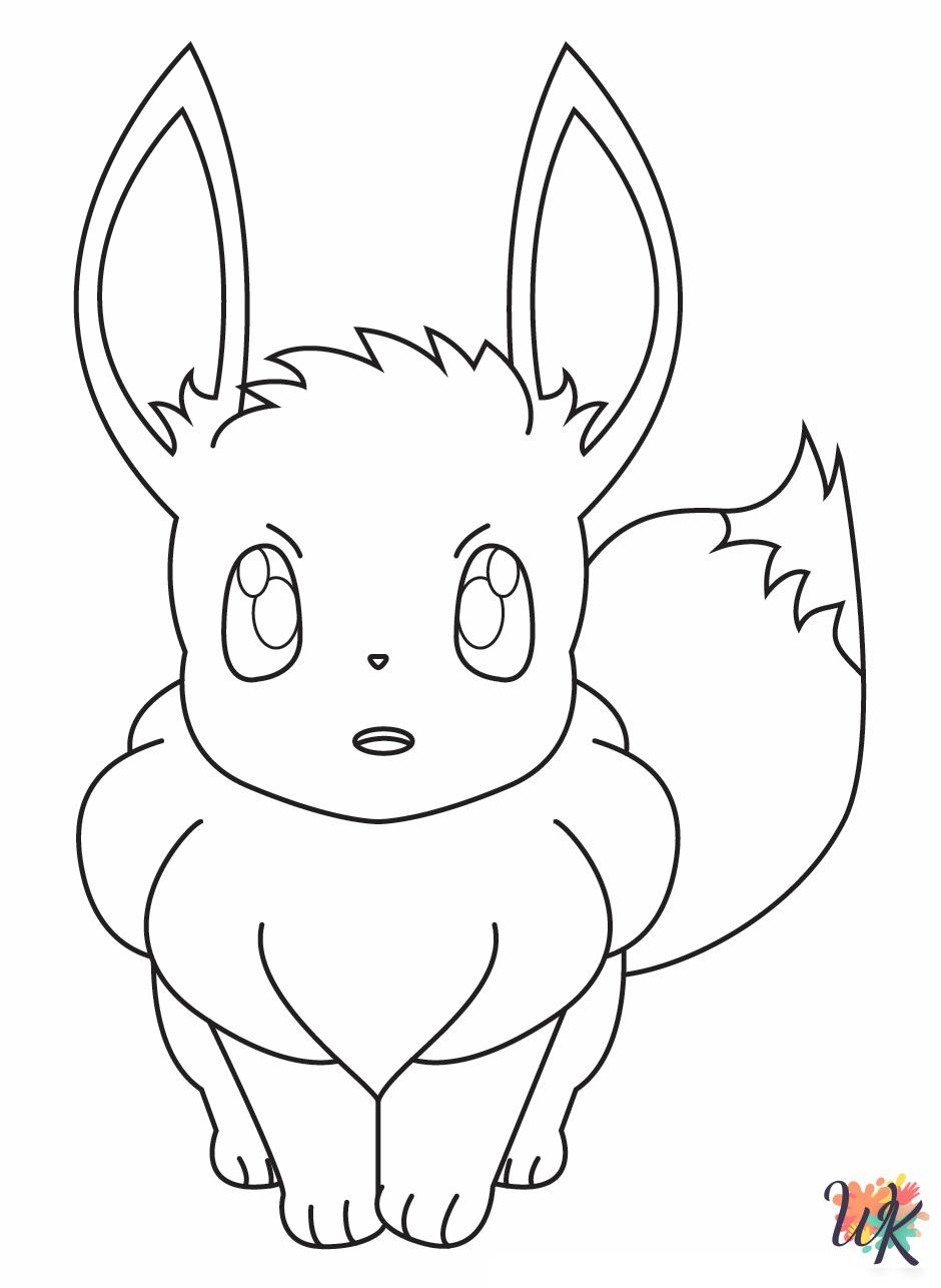 coloring pages Eevee 1
