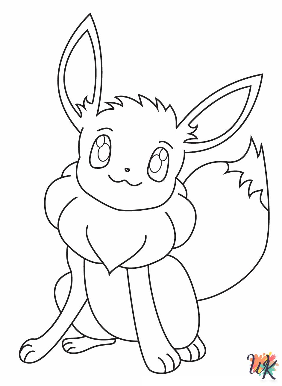 coloring pages for kids Eevee