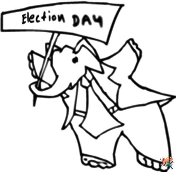 Election Day coloring pages grinch