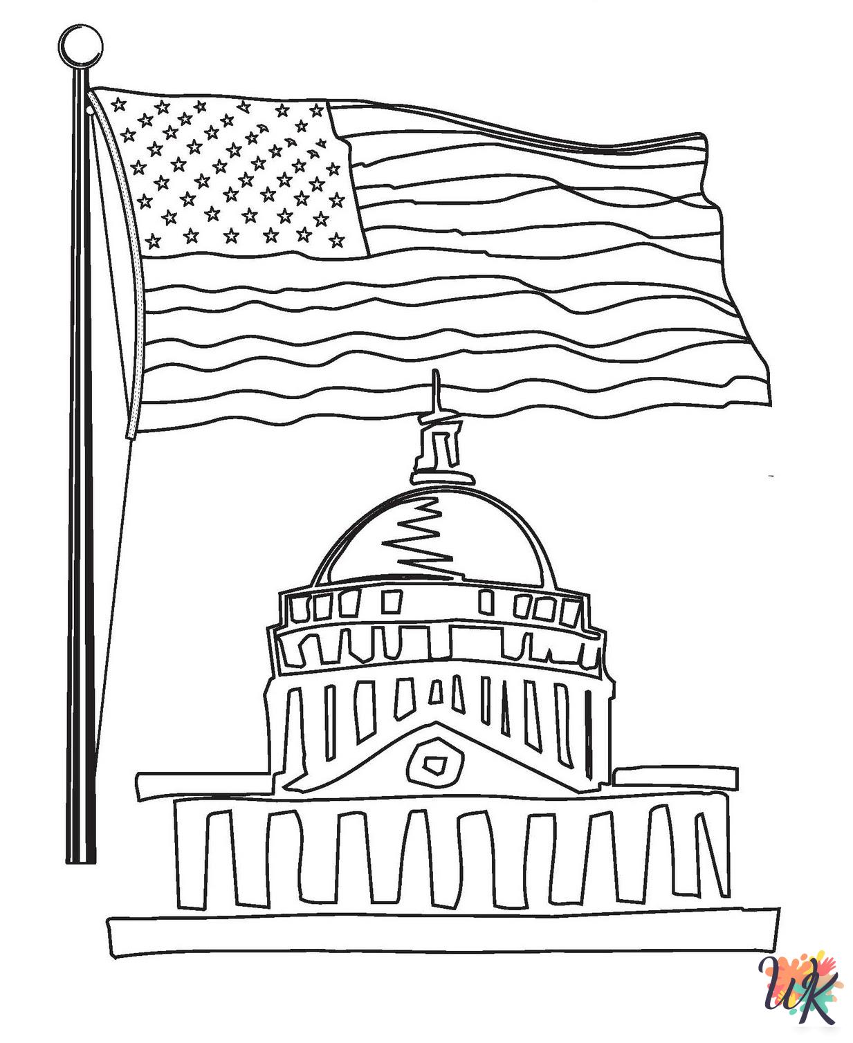 free printable Election Day coloring pages