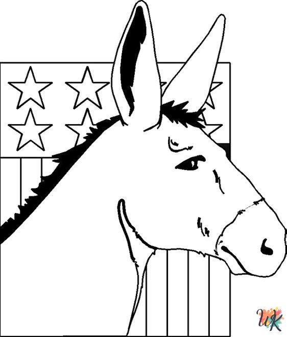 free Election Day coloring pages for adults