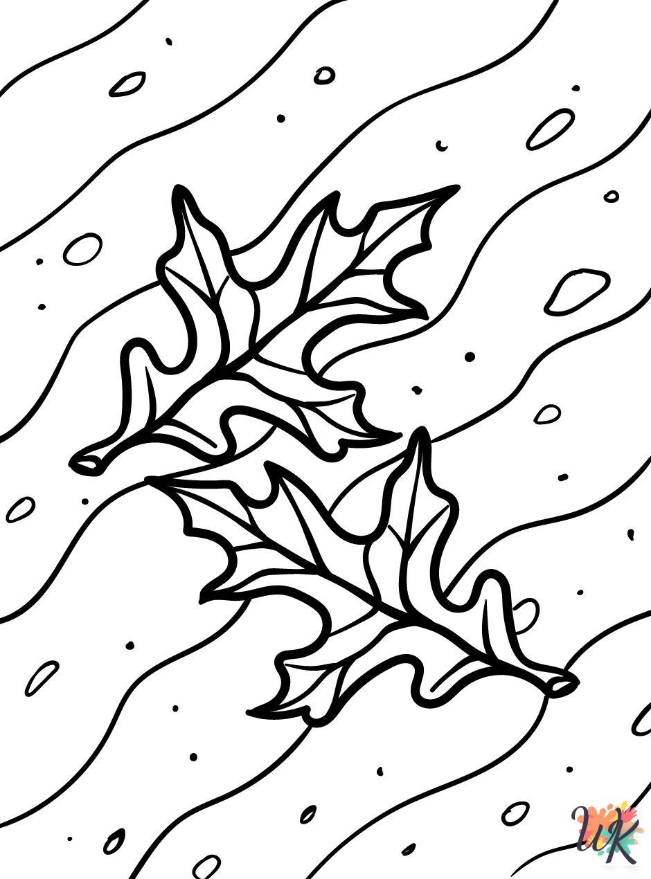 free Fall Leaves coloring pages printable