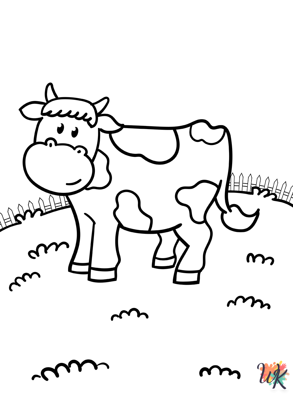Farm Animal coloring pages grinch