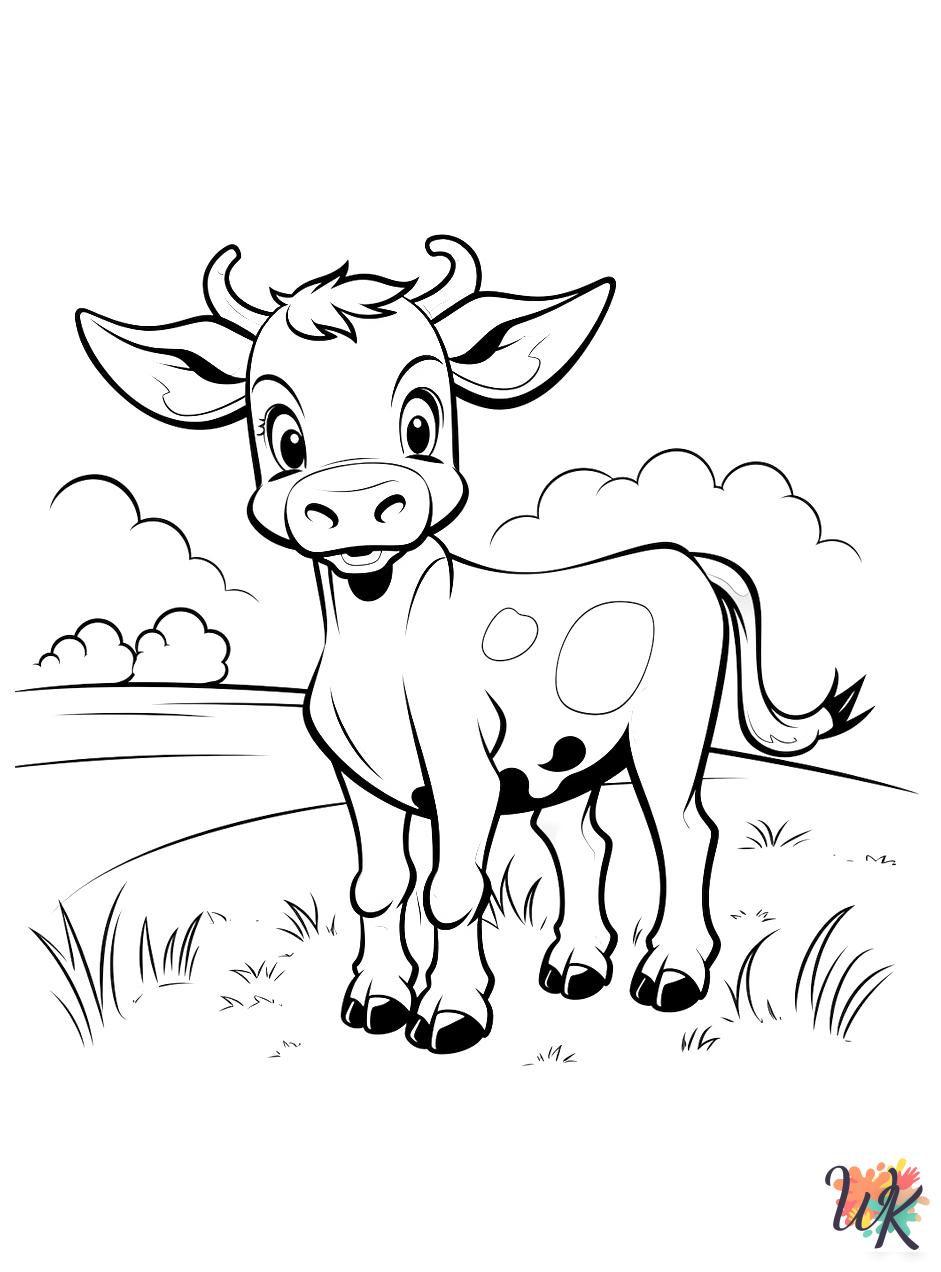 hard Farm Animal coloring pages