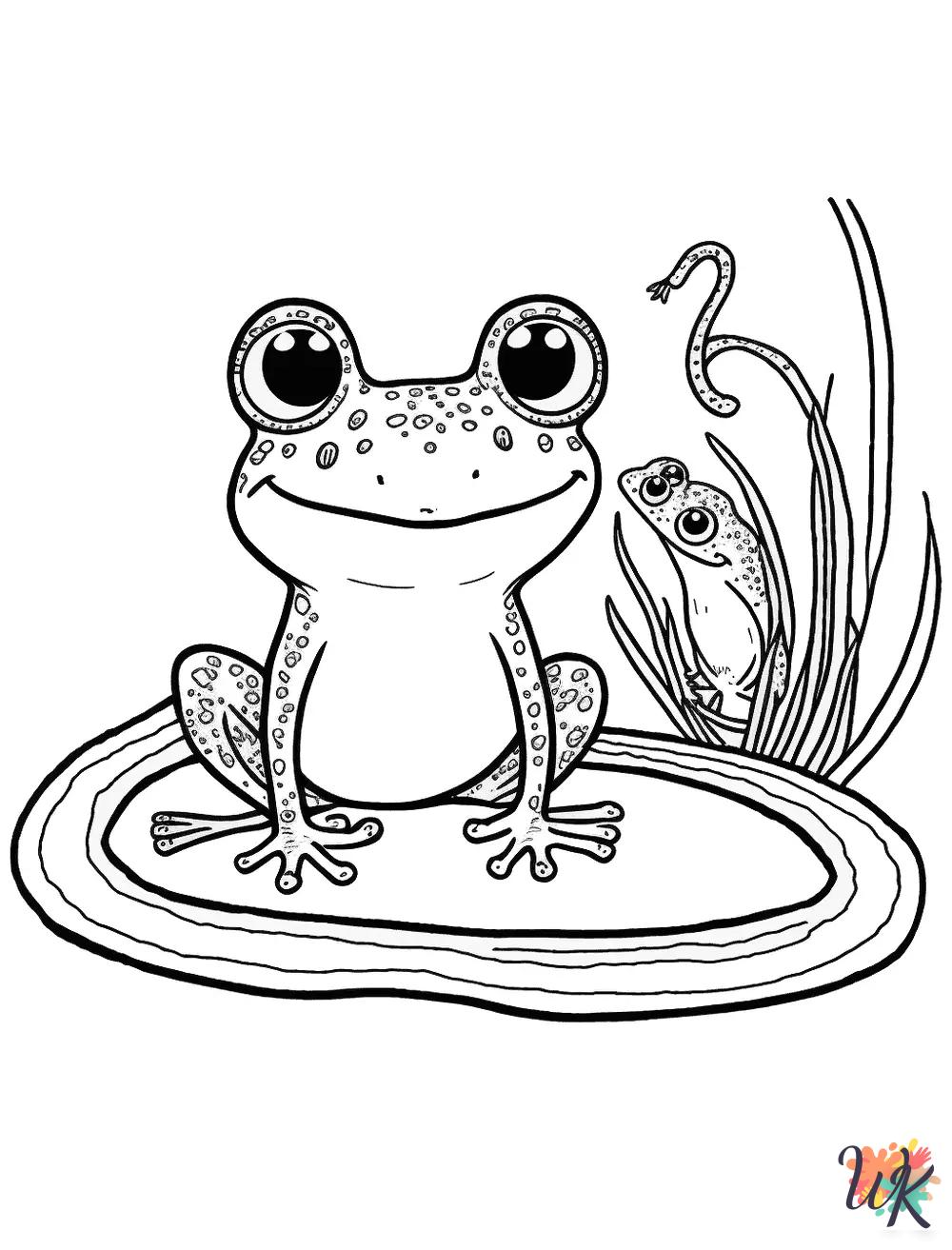 coloring pages printable Frog
