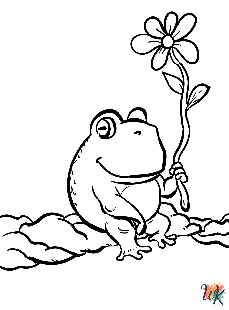 printable coloring pages Frog