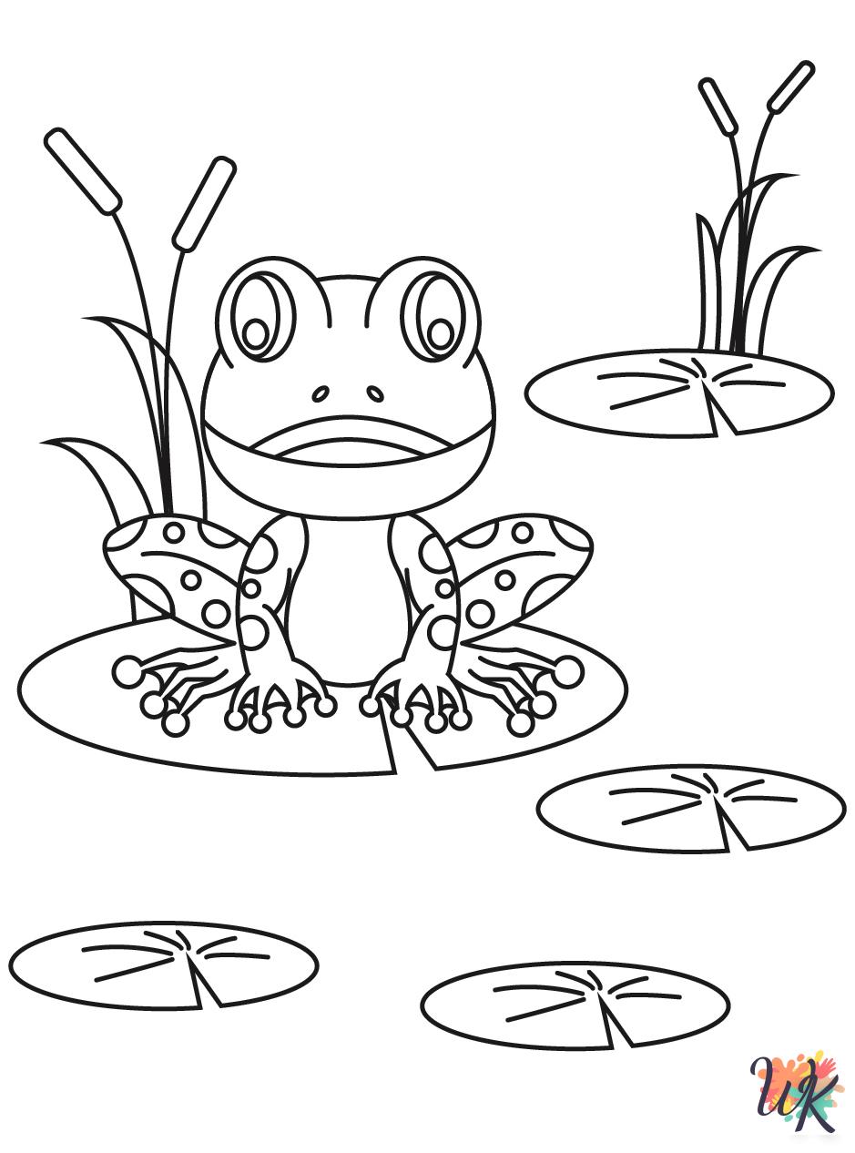 free coloring pages Frog