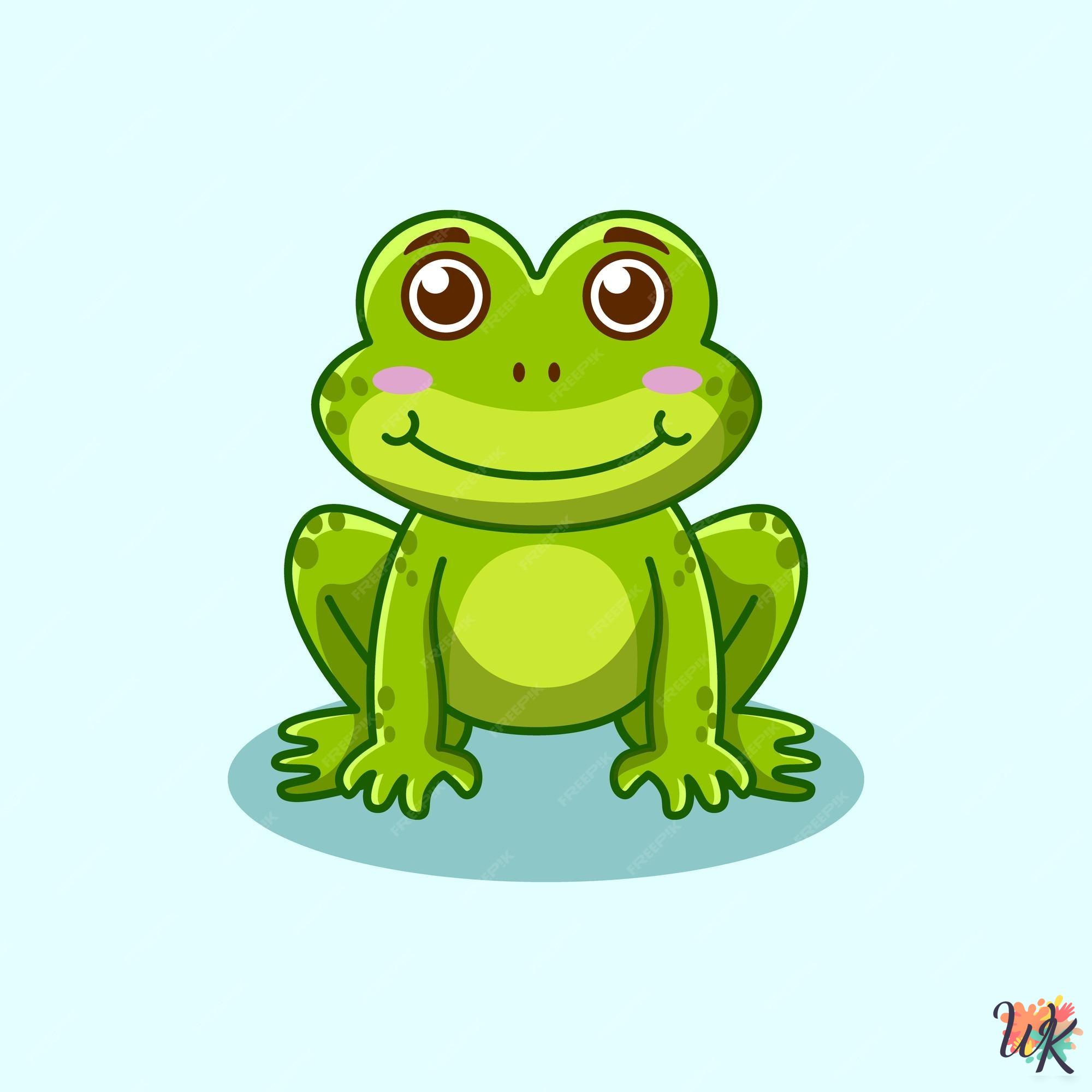 45 Frog coloring pages