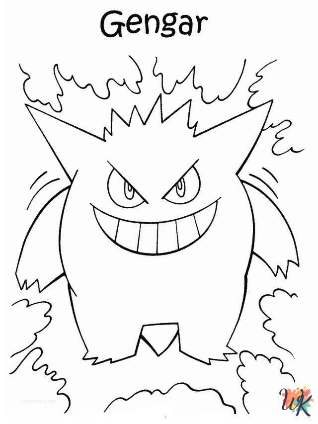 coloring pages Gengar