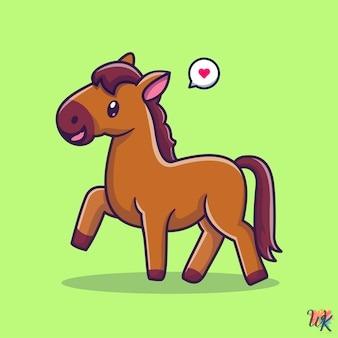 Horse coloring pages 1 Horse coloring pages