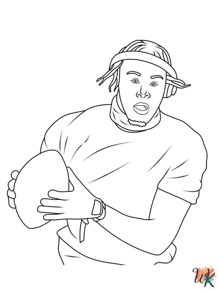 free Justin Jefferson coloring pages for kids
