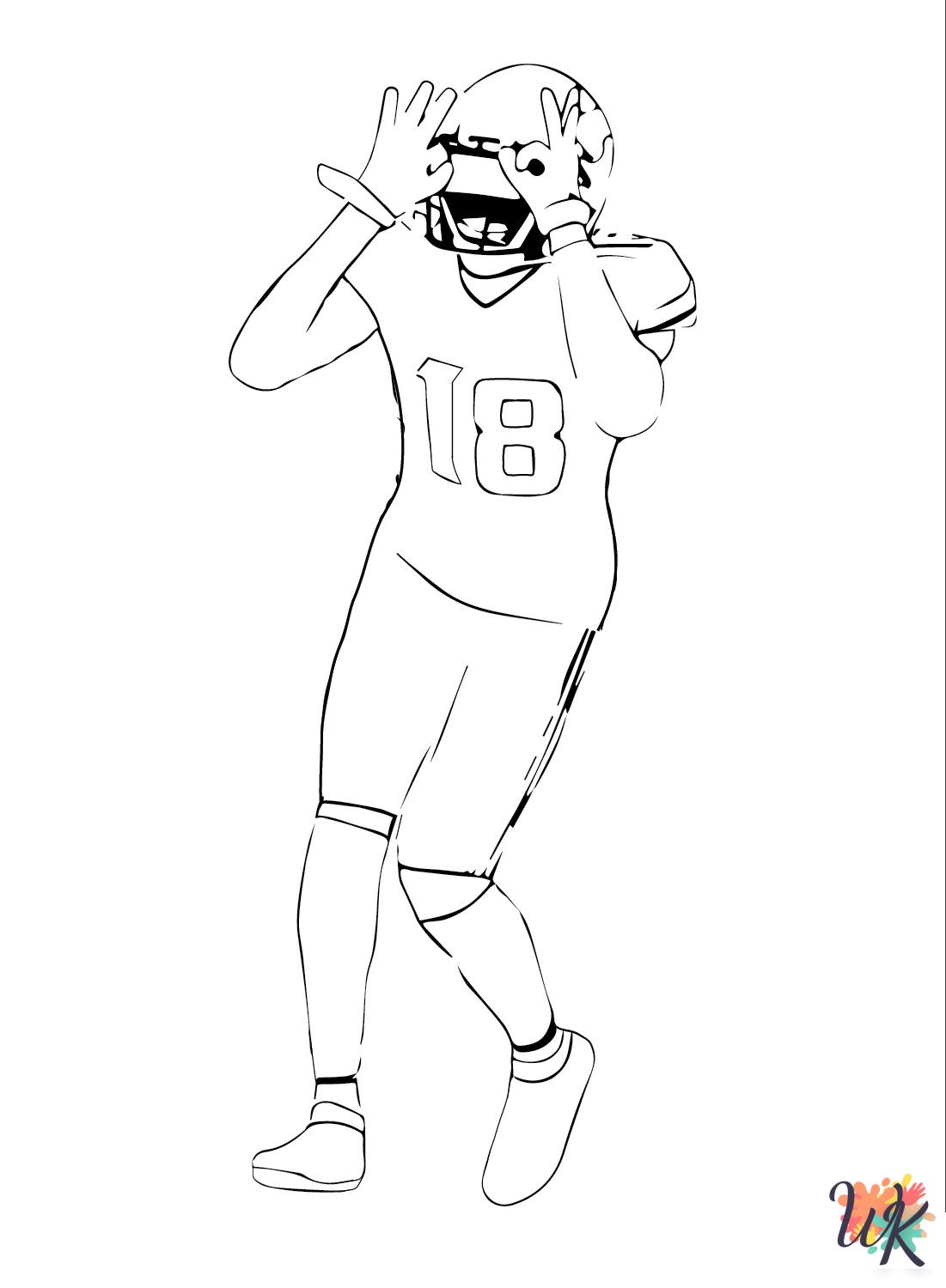 Justin Jefferson free coloring pages