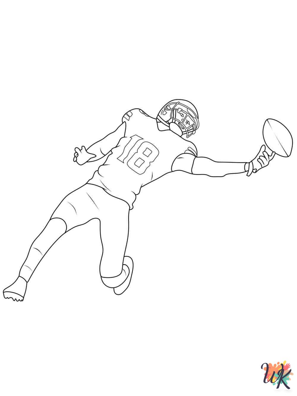 Justin Jefferson printable coloring pages