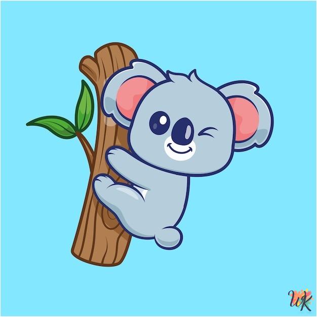 Koala coloring pages 1 Koala coloring pages