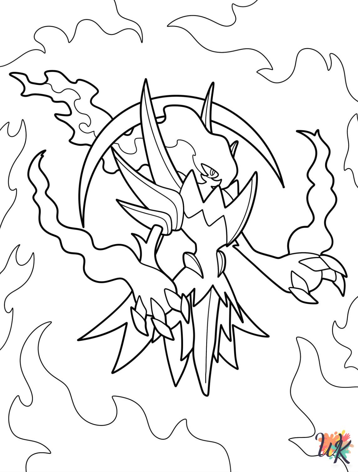 cute coloring pages Legendary Pokemon