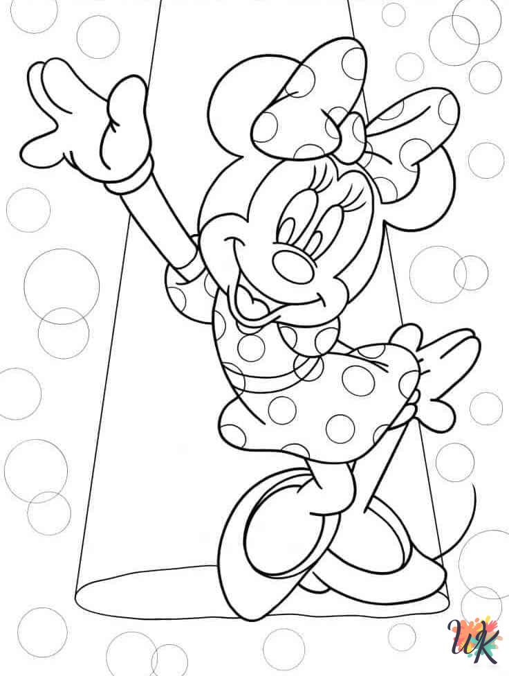 cute Minnie Mouse coloring pages
