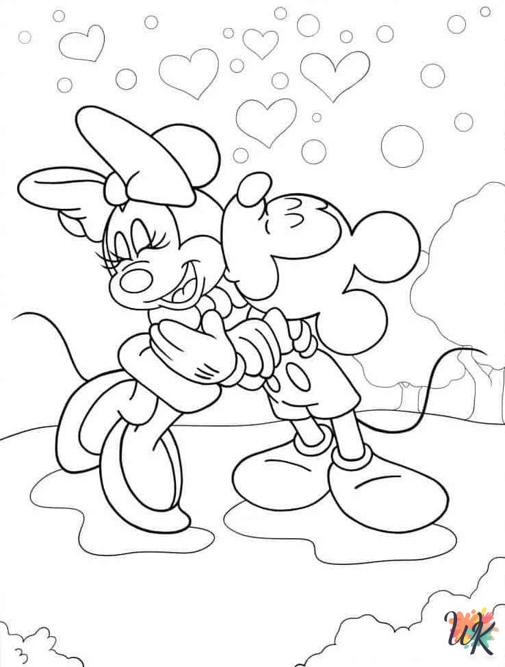 Minnie Mouse coloring pages for adults
