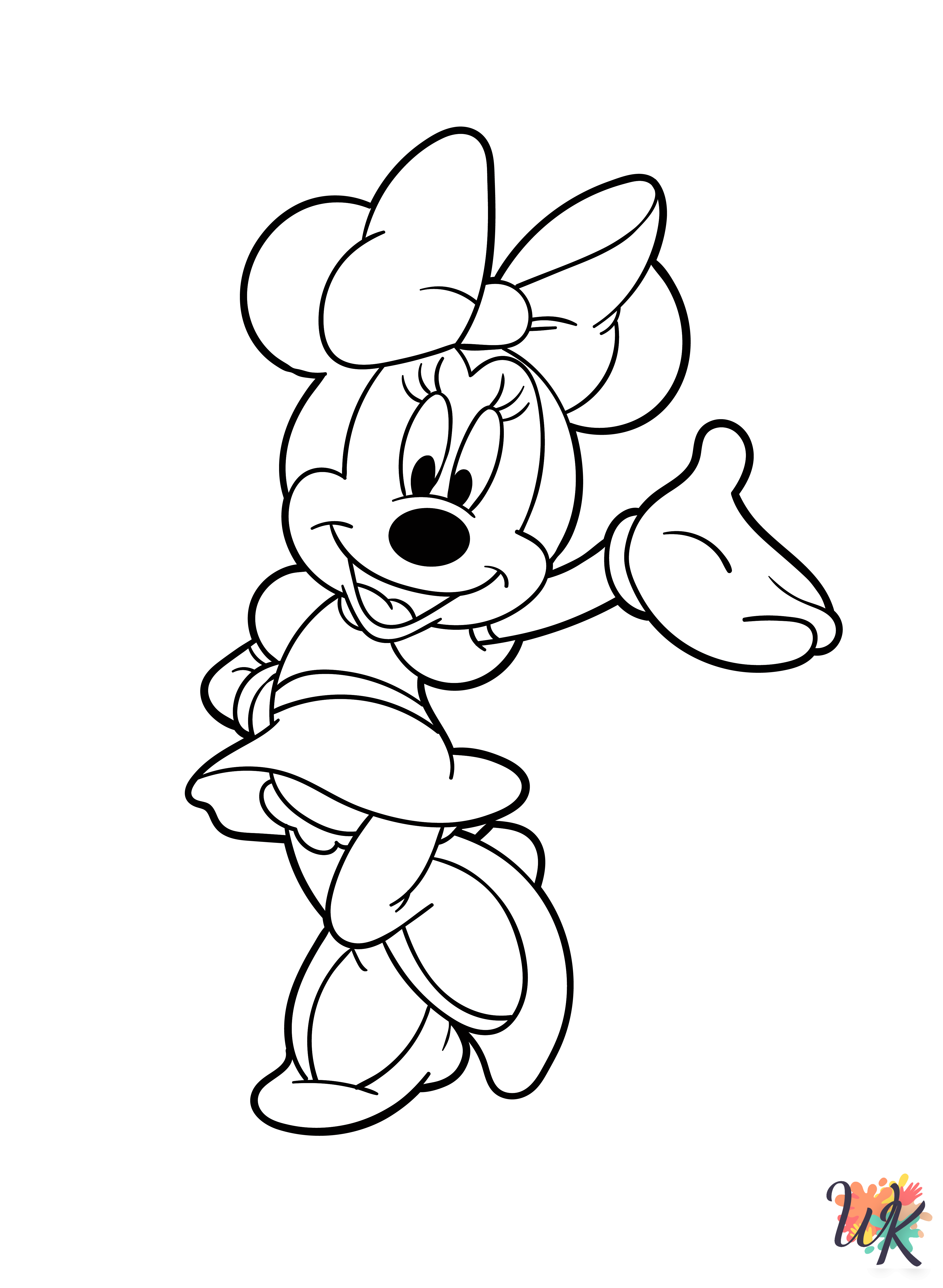 Minnie Mouse Coloring Pages 29