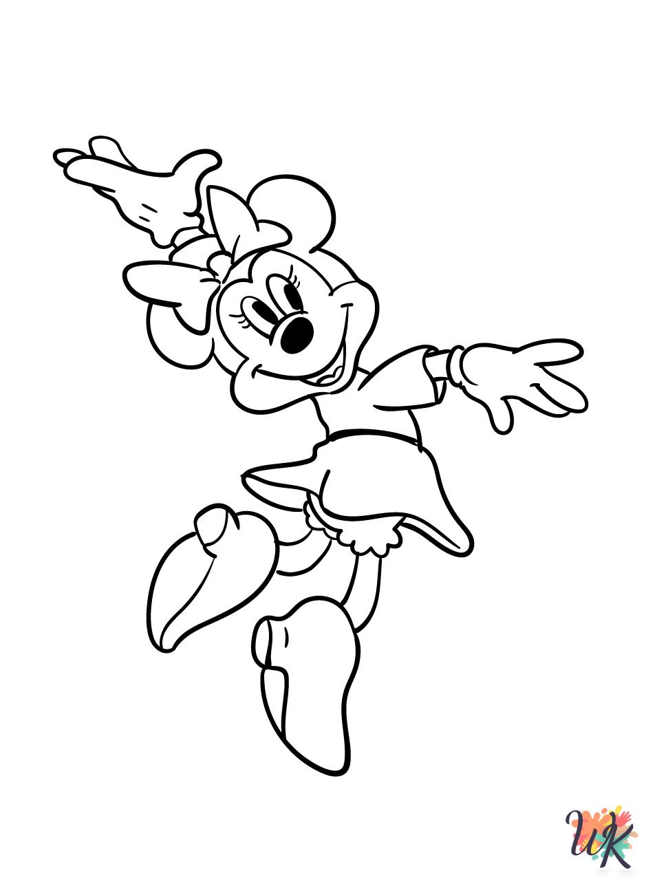 free Minnie Mouse printable coloring pages