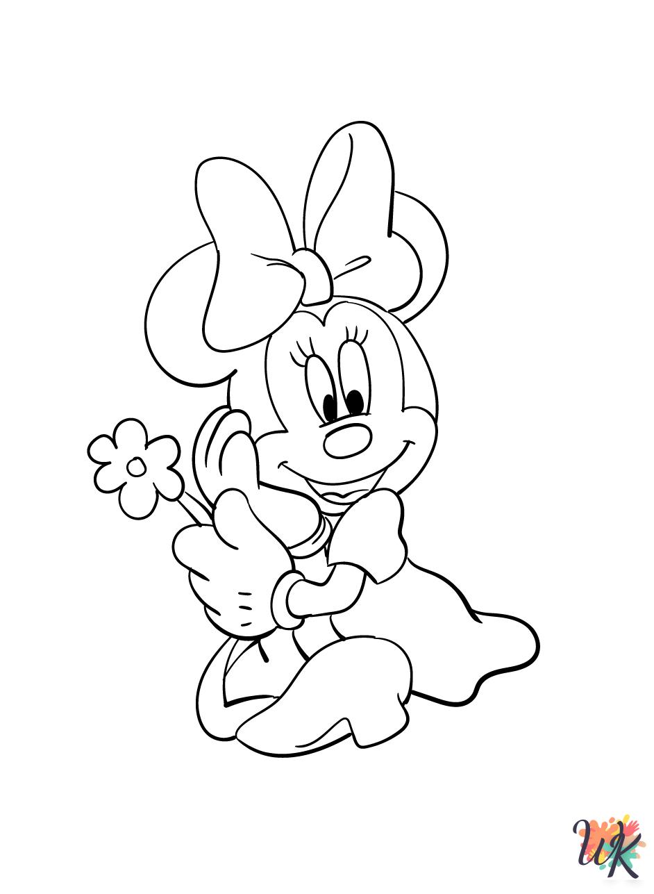 grinch Minnie Mouse coloring pages