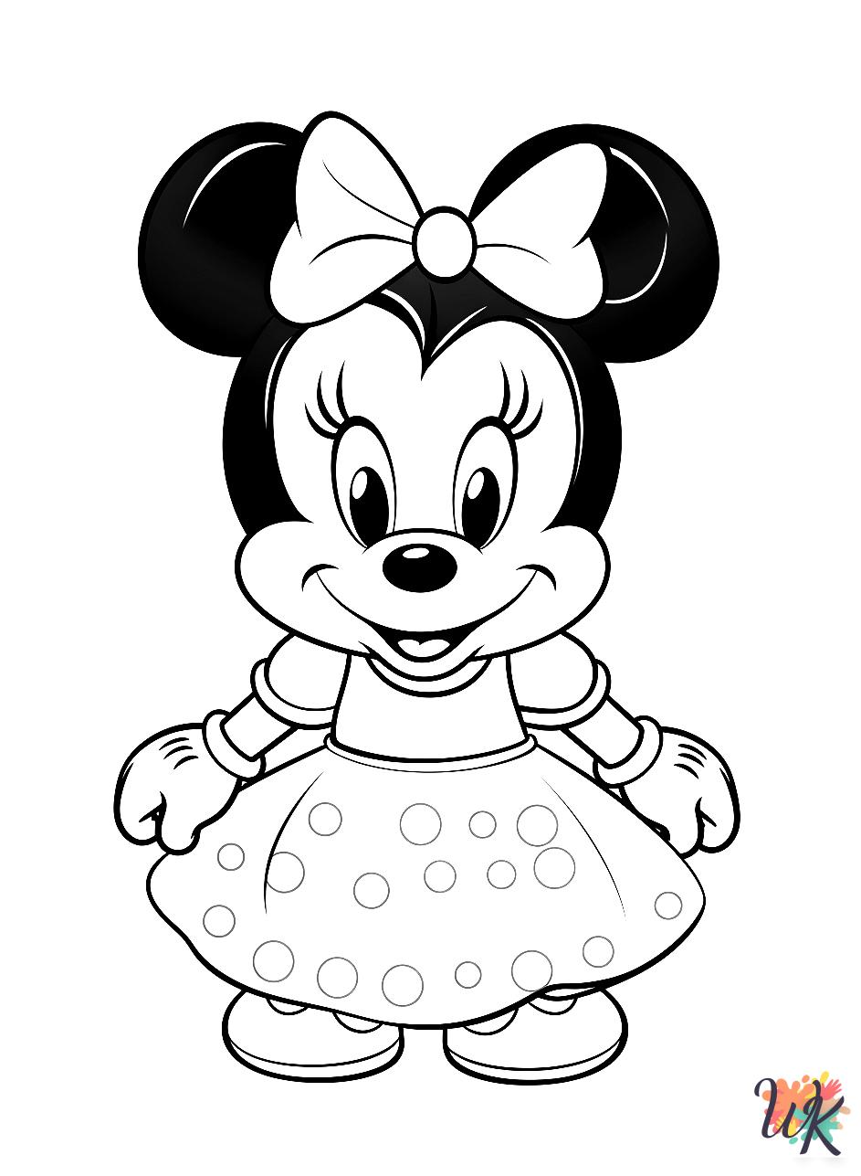 coloring pages Minnie Mouse