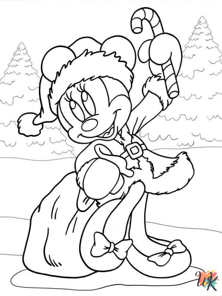 free full size printable Minnie Mouse coloring pages for adults pdf