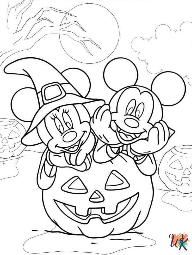 Minnie Mouse coloring pages for kids