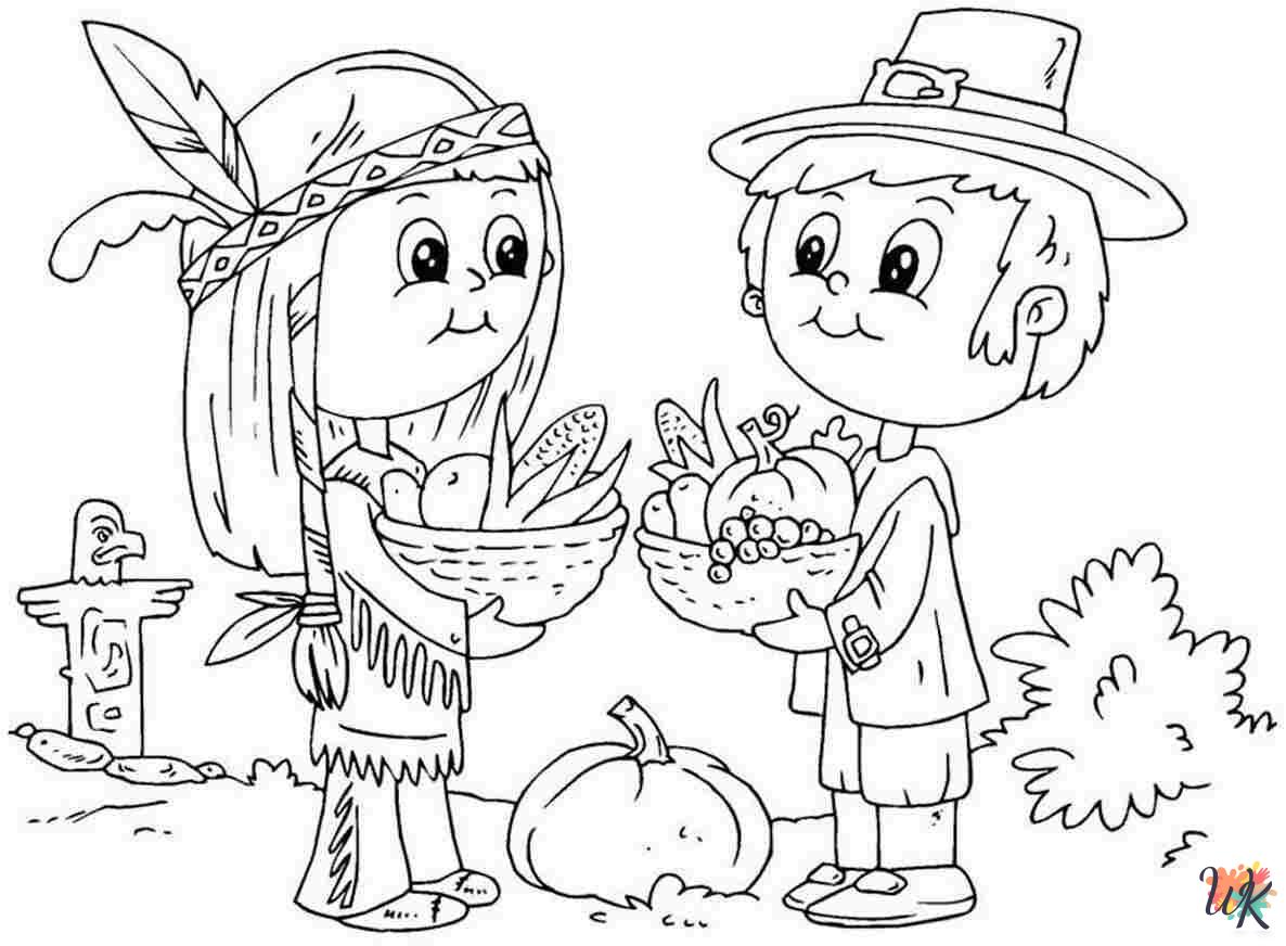 cute November coloring pages
