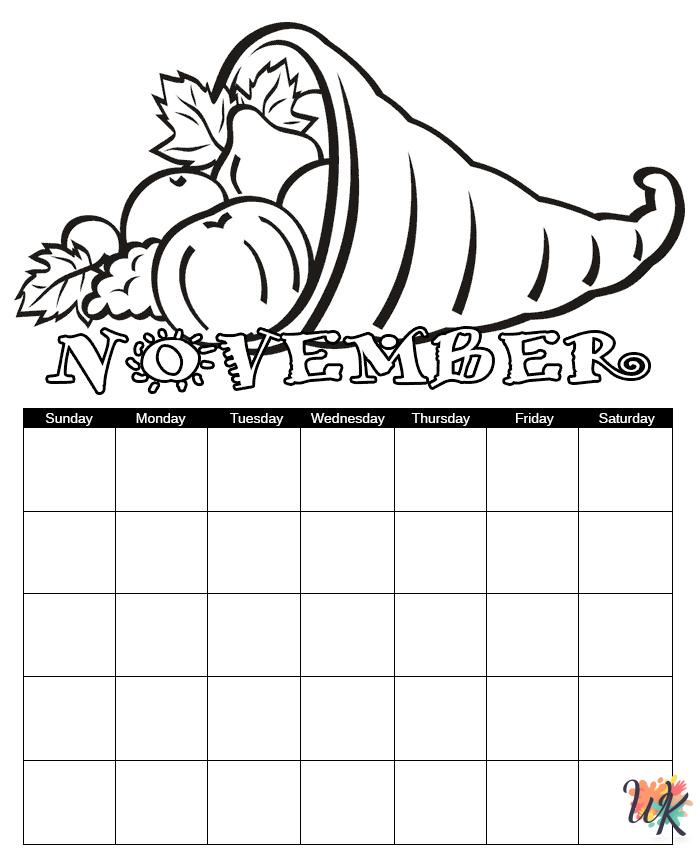 coloring pages November
