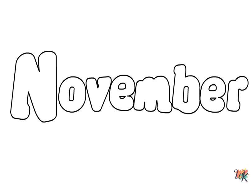 coloring pages printable November