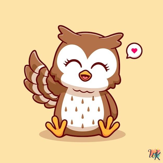 25 Owl coloring pages