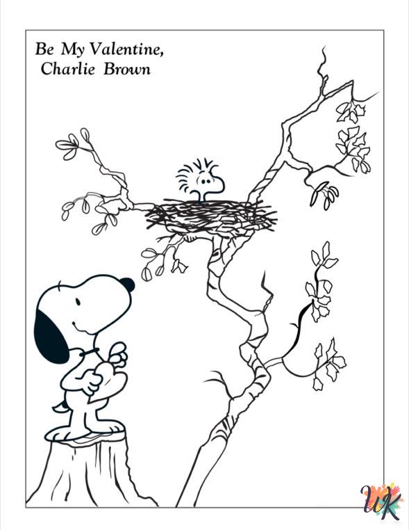 free Peanuts coloring pages pdf