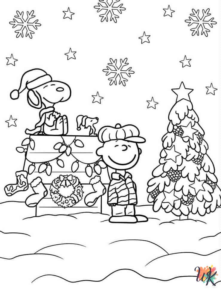 Peanuts coloring pages for adults easy 3