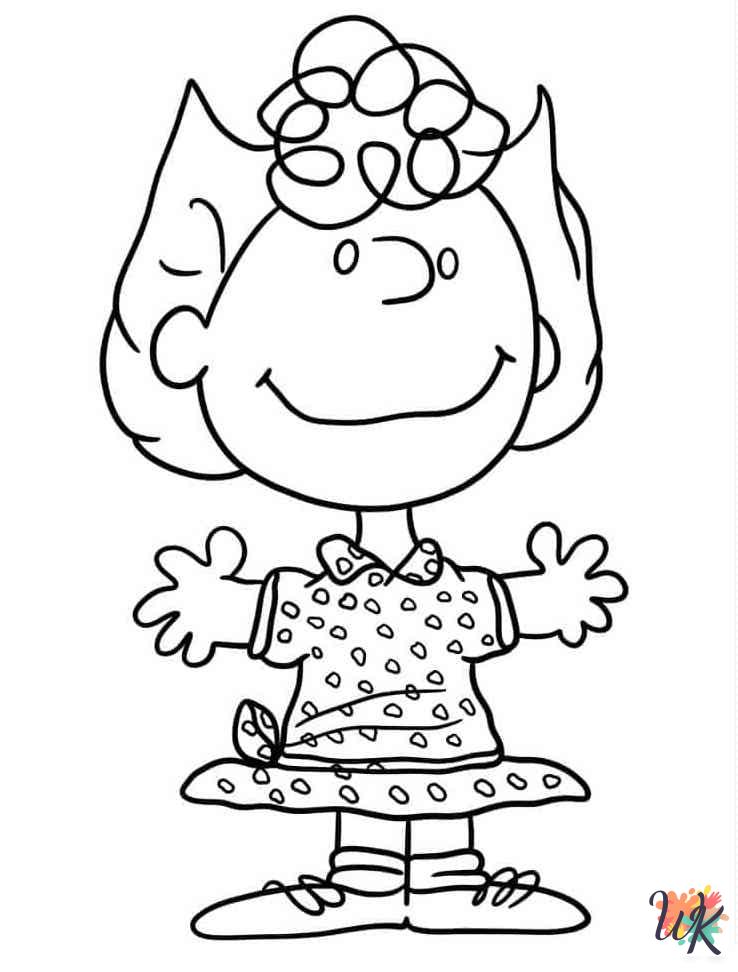 Peanuts coloring pages for adults pdf