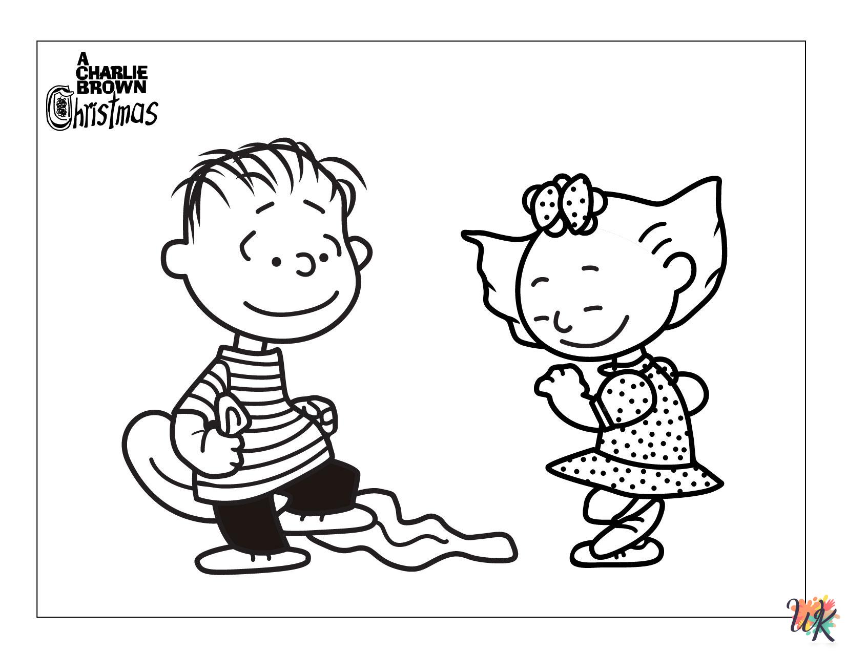 cute coloring pages Peanuts