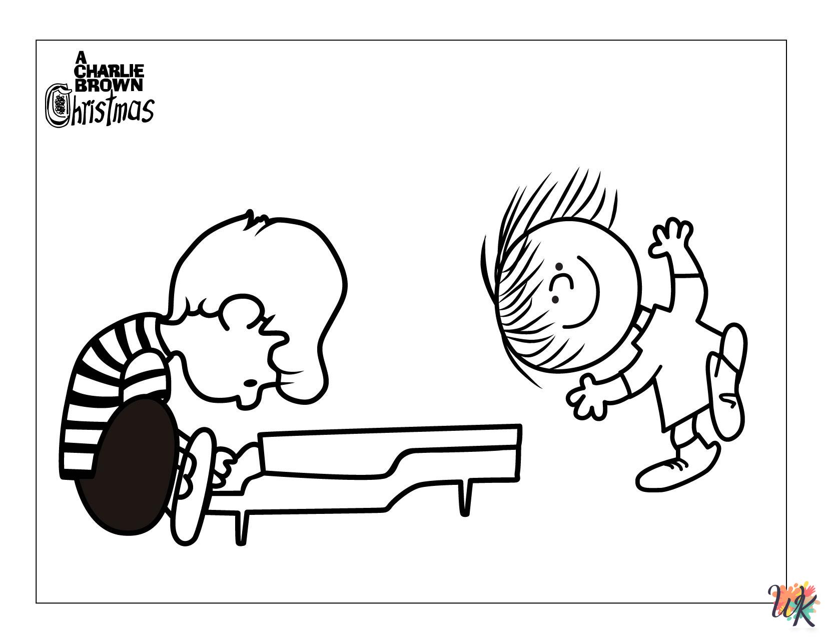 Peanuts coloring pages printable free