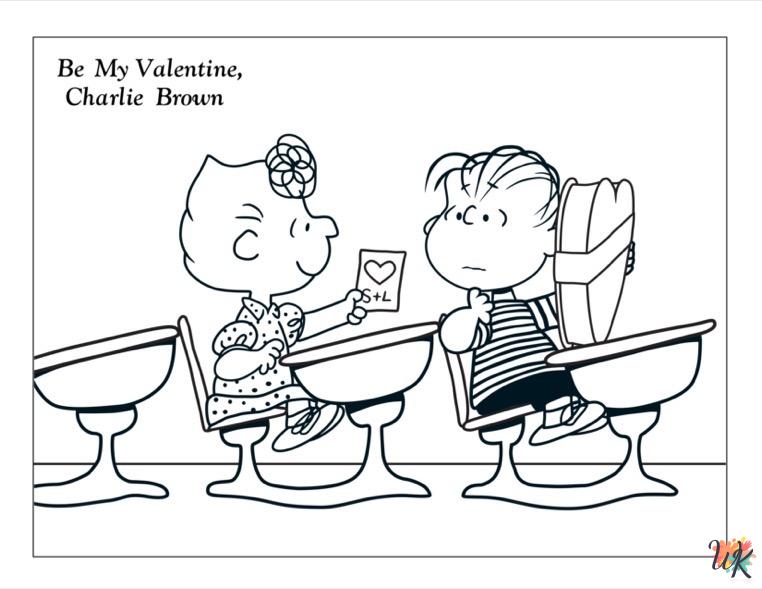 free coloring Peanuts pages