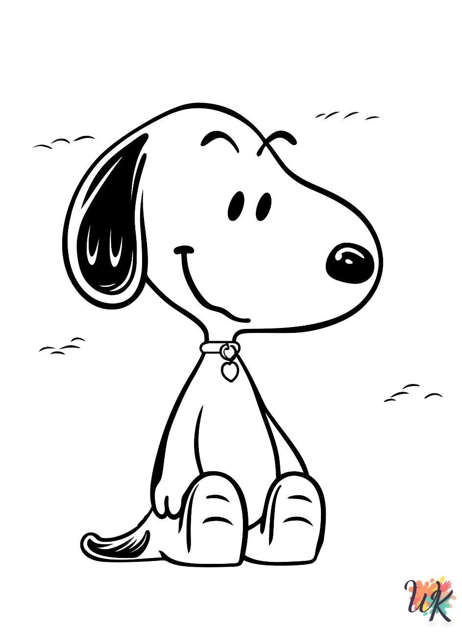 adult Peanuts coloring pages