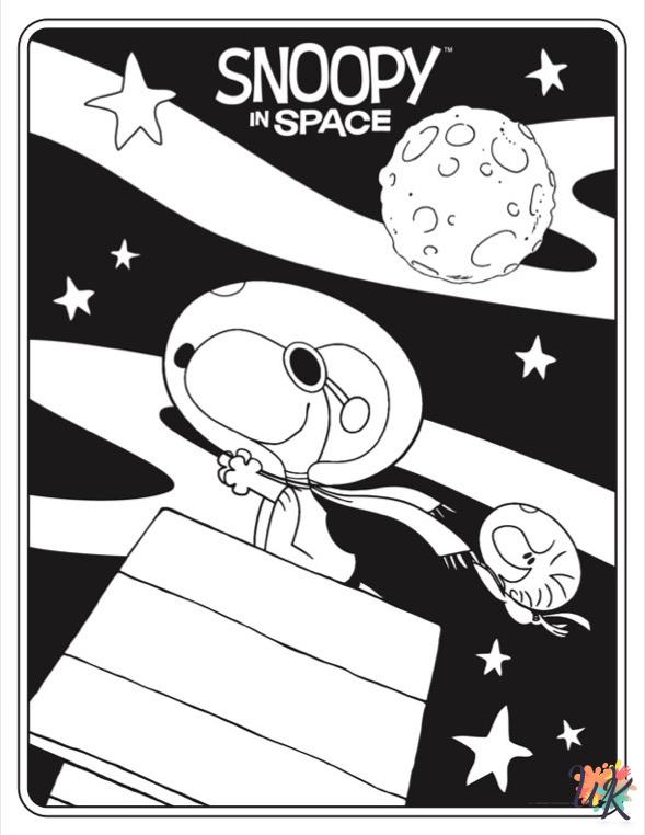 cute Peanuts coloring pages