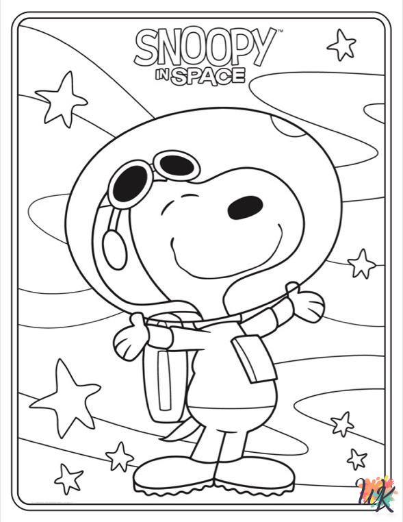 printable coloring pages Peanuts 1