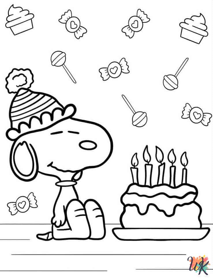 Peanuts printable coloring pages