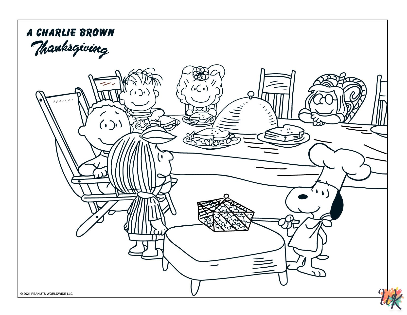 free coloring pages Peanuts